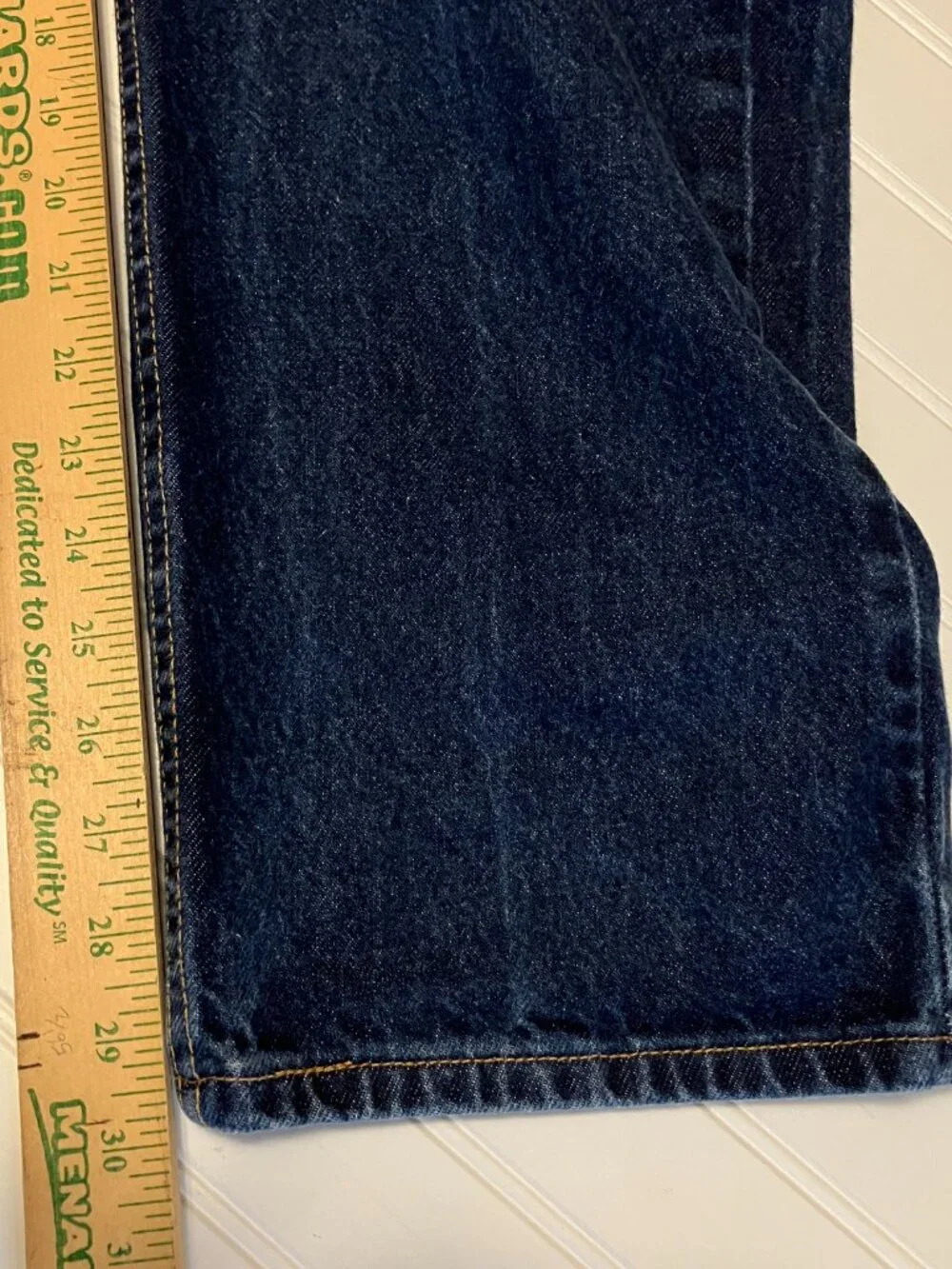 Vtg Levis 505 Jeans Made in USA Dark Wash Denim Mens 38x30 *True 36*